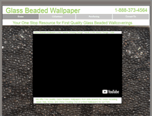 Tablet Screenshot of glassbeadedwallpaper.com